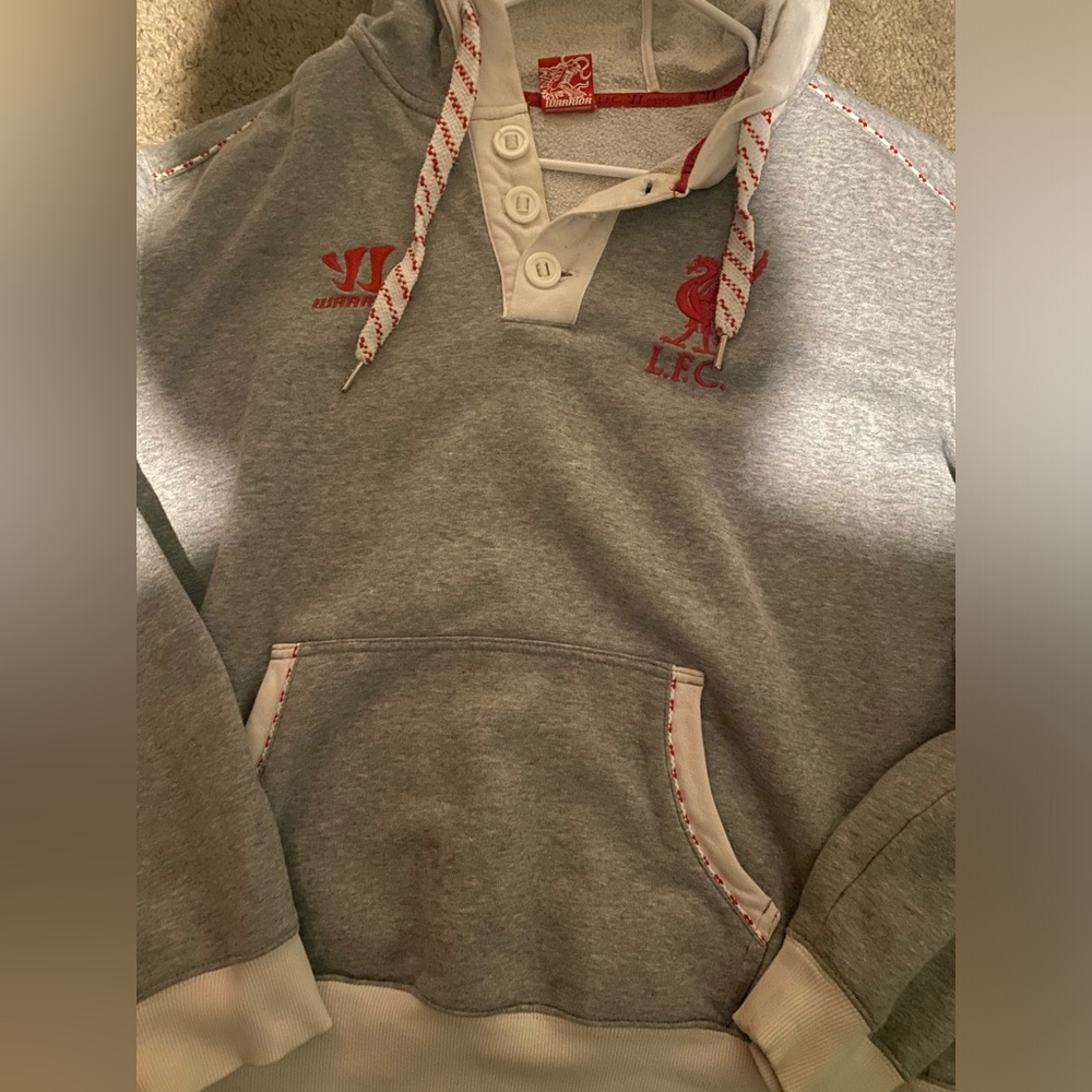 Warrior Liverpool lfc soccer club football hoodie fleece